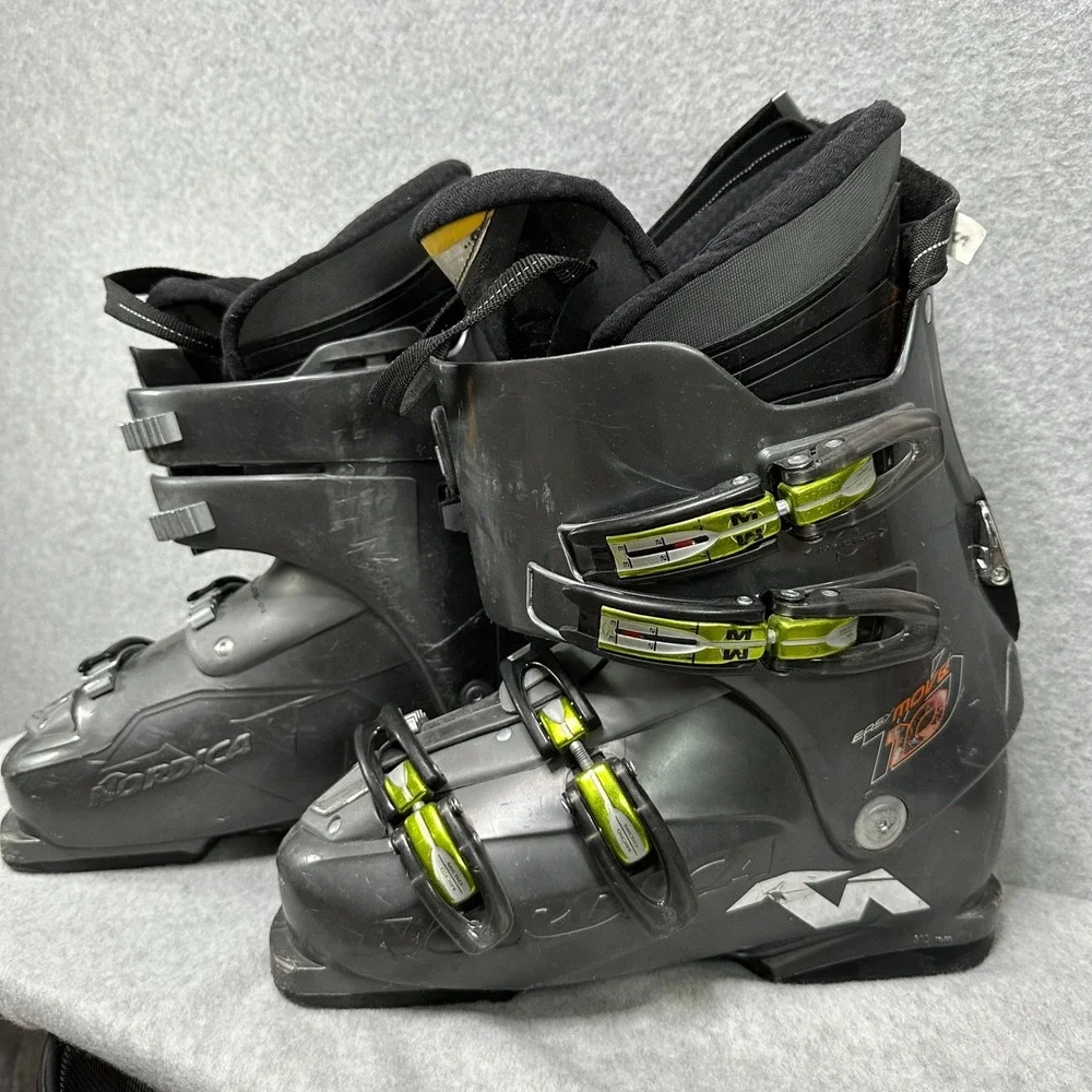Nordica Easy Move 10 Ski Boots 315 mm HP Slide In Mens Size 10 Gray Green